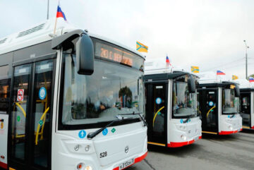 20 новых городских и междугородних автобусов поступили в Череповец