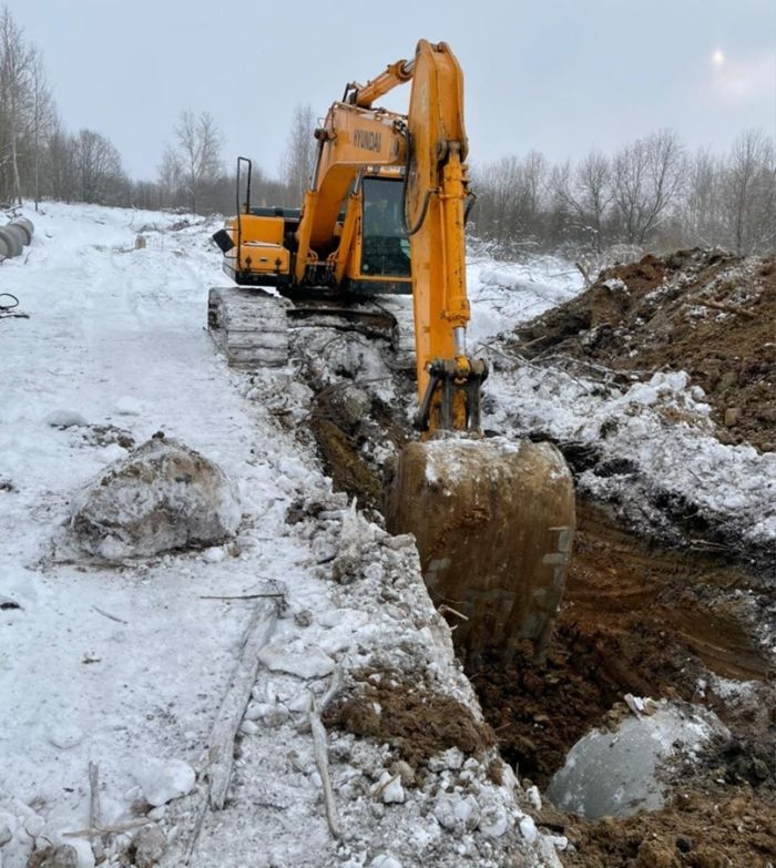 Систему ливневого водоотвода строят в Череповце