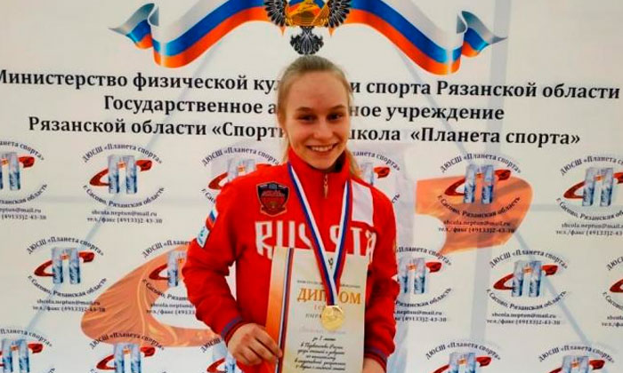 Юная полиатлонистка из Вологодской области завоевала «золото» на Первенстве России