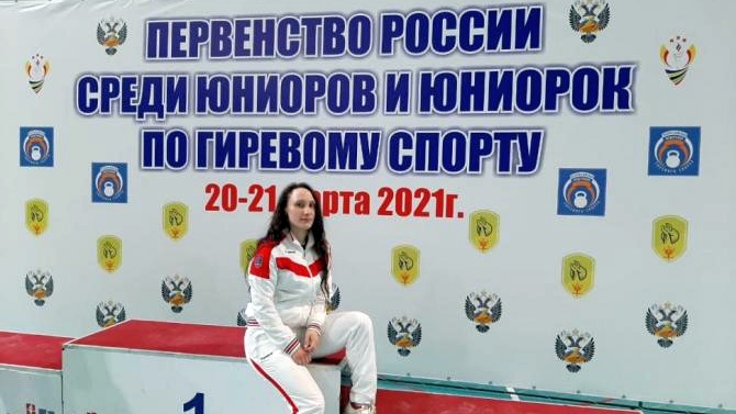 Вологжанка стала призером первенства России по гиревому спорту