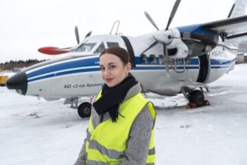 Вологжане летали в Архангельск на самолете, которым управляла 23-летняя девушка