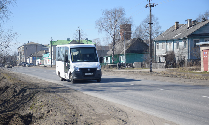 На период строительства моста в Харовске автобус будет ходить до Сплавного