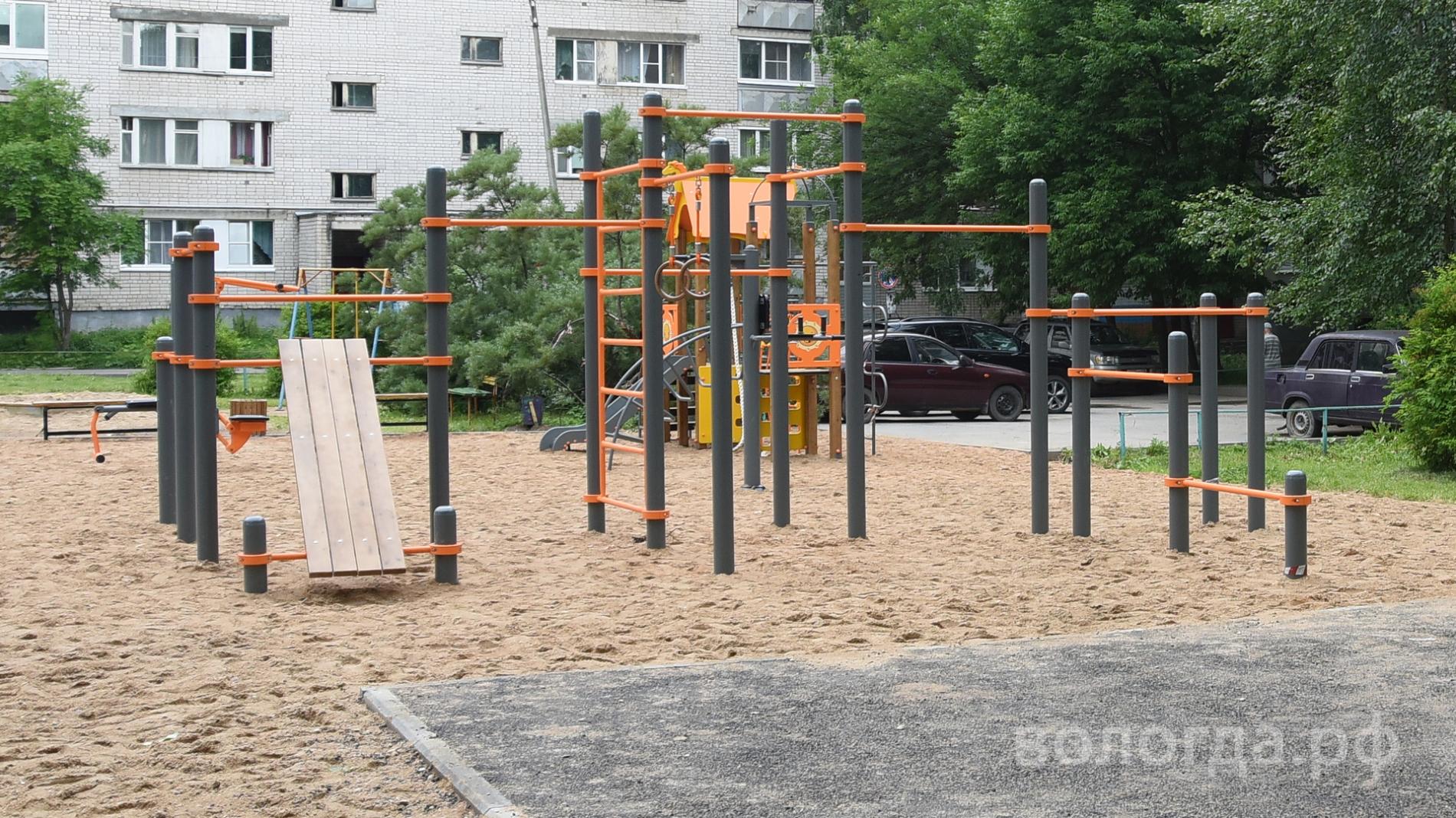 Две воркаут-площадки установят в Вологде в этом году