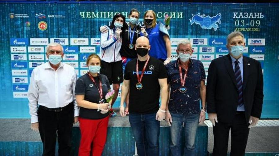 Вологодская спортсменка Анастасия Маркова везет бронзу с чемпионата России по плаванию