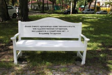 Тендряковская скамейка из Вологды вошла в топ-100 на Всероссийском конкурсе