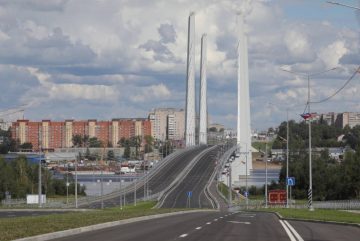 Архангельский мост за неделю принял треть общего потока транспорта Череповца