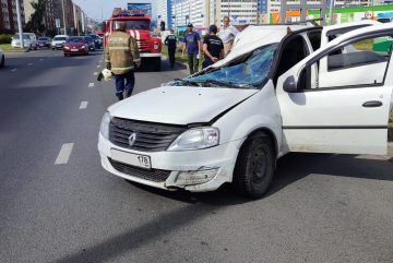В Череповце мужчина и двое детей пострадали в ДТП на Октябрьском проспекте