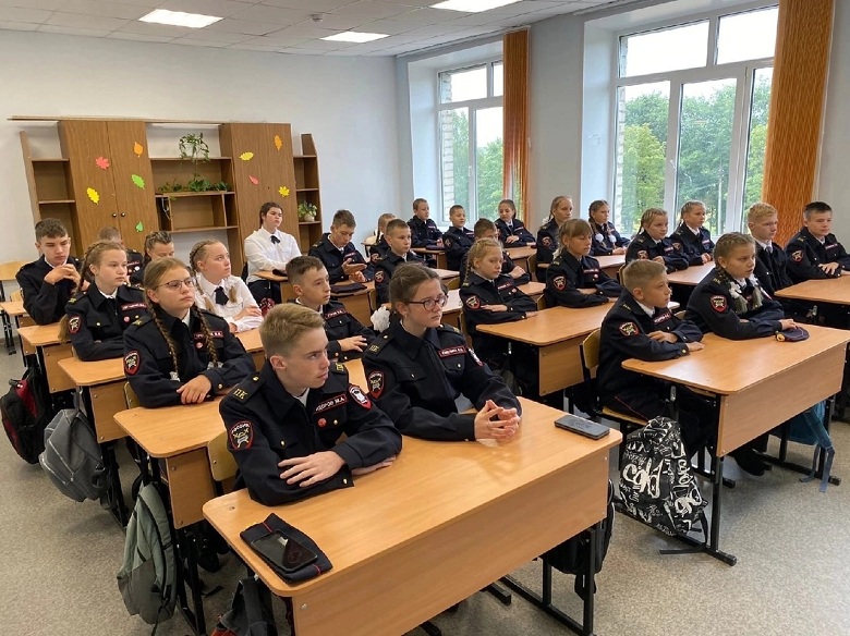 Первый кадетский класс по линии Госавтоинспекции открыли в Грязовецком районе
