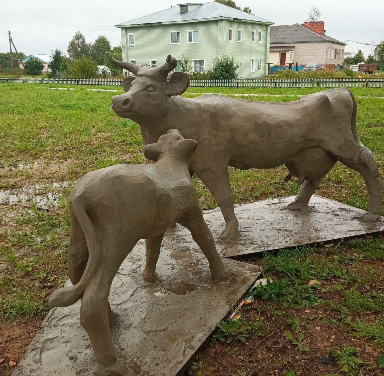 Памятник коровам появился в Тотемском районе