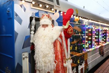 Поезд Деда Мороза посетит более 100 городов