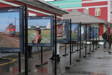 На железнодорожном вокзале Вологды открылась фотовыставка