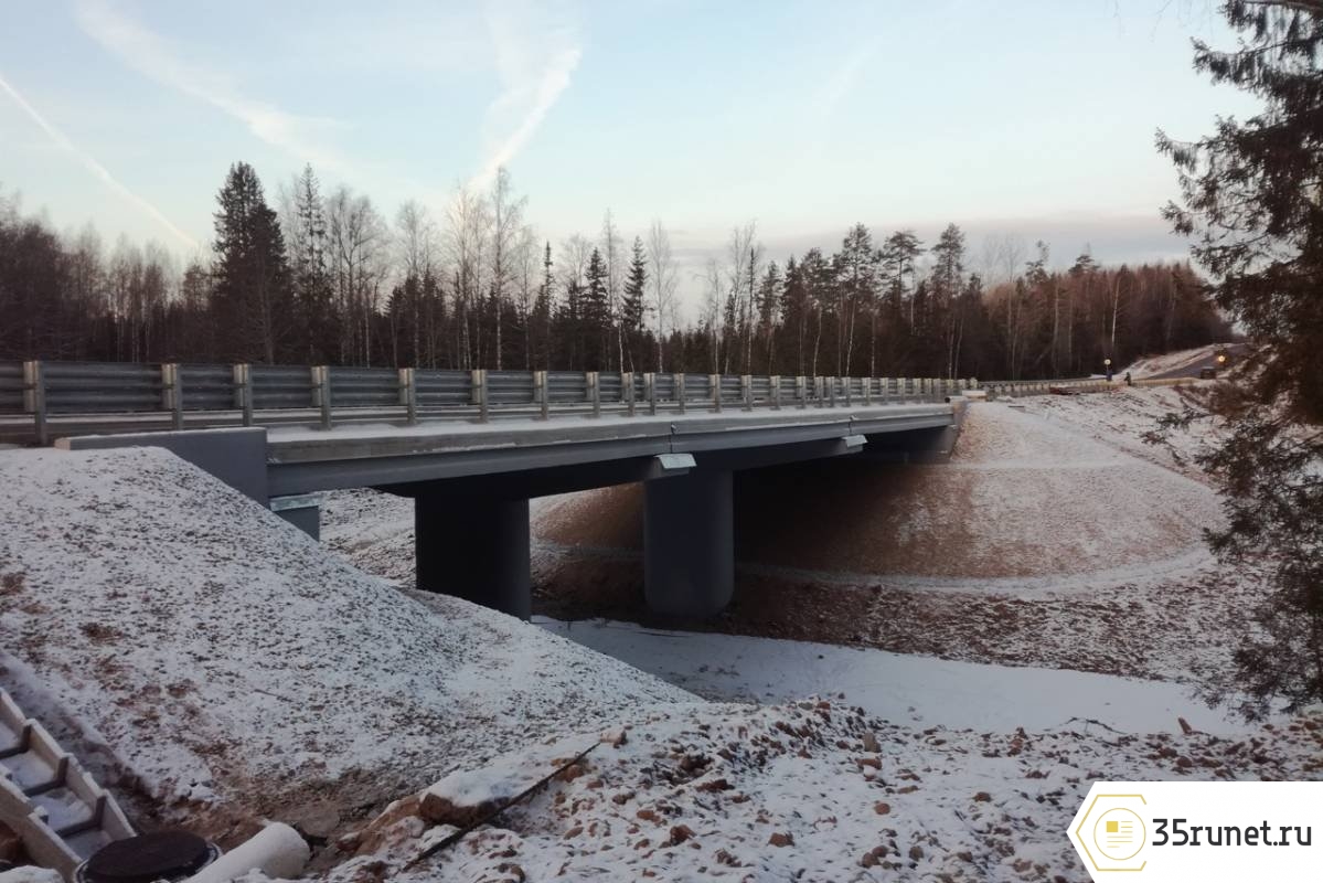 Мост через реку Ивачиха в Вологодской области отремонтирован раньше срока
