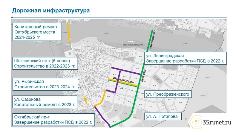 Октябрьский мост в Череповце начнут ремонтировать в 2024 году