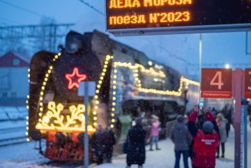 Когда поезд Деда Мороза прибудет в Вологду и Череповец?