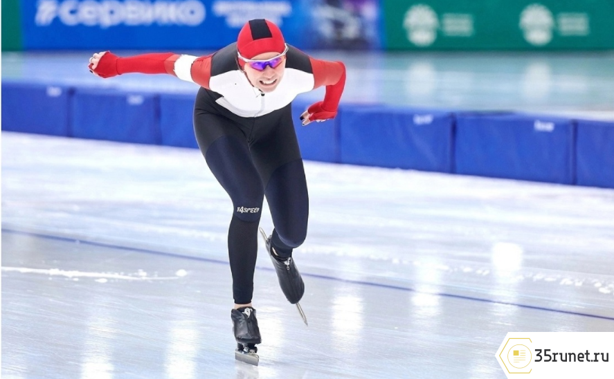 Вологодская конькобежка стала абсолютной чемпионкой России по многоборью