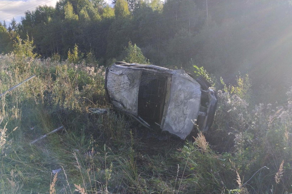 В Кирилловском округе после ДТП пассажир «Лады» сгорел заживо | 08.09.2023  | Вологда - БезФормата